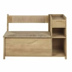 Maisons Du Monde Meubles D'entrée Et à Chaussures Banc D'entrée 1 Tiroir Avec Coffre En Sisal