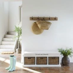 Maisons Du Monde Meubles D'entrée Et à Chaussures Banc De Rangement 3 Compartiments Blanc 10 Maisons Du Monde Meubles D'entrée Et à Chaussures Banc De Rangement 3 Compartiments Blanc -Meubles d'appoint Soldes banc de rangement 3 compartiments blanc 1000 6 0 110659 9