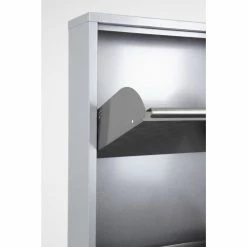 Kare Design Meubles D'entrée Et à Chaussures Casier à Chaussures 5 Tiroirs En Acier Gris -Meubles d'appoint Soldes casier a chaussures 5 tiroirs en acier gris 1