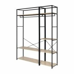 Mob In Valets De Nuits Et Portants Dressing Ouvert Modulable Et Combinable Noir