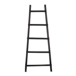 House Of Seasons Valets De Nuits Et Portants Échelle De Decoration Noir H119