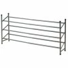 Wadiga Meubles D'entrée Et à Chaussures Étagère Rangement Chaussures Extensible Métal Gris - 61.5cm à 115cm -Meubles d'appoint Soldes etagere rangement chaussures extensible metal gris 61 5cm a 115cm