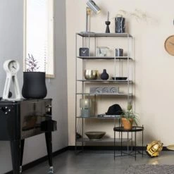 Produits populaires -Meubles d'appoint Soldes glaciere a roulettes metal noir 1