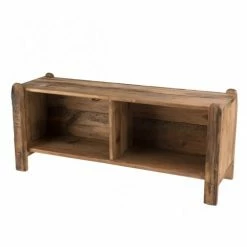 MACABANE Meubles D'entrée Et à Chaussures Meuble à Chaussures 2 Niches En Pin Recyclé