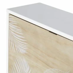 Maisons Du Monde Meubles D'entrée Et à Chaussures Meuble à Chaussures 2 Portes Motif Végétal Blanc -Meubles d'appoint Soldes meuble a chaussures 2 portes motif vegetal blanc 1000 0 17 218875 3