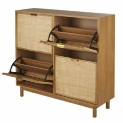 Meubles d'appoint Soldes -Meubles d'appoint Soldes meuble a chaussures 4 portes cannage en rotin 1000 5 4 217673 2