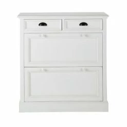 Maisons Du Monde Meubles D'entrée Et à Chaussures Meuble à Chaussures Blanc L 90 Cm