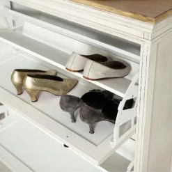 Maisons Du Monde Meubles D'entrée Et à Chaussures Meuble à Chaussures Crème -Meubles d'appoint Soldes meuble a chaussures creme 1000 12 37 122463 2