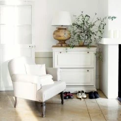 Maisons Du Monde Meubles D'entrée Et à Chaussures Meuble à Chaussures Crème -Meubles d'appoint Soldes meuble a chaussures creme 1000 12 37 122463 4