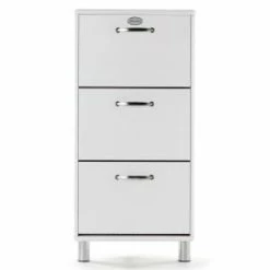 Meubles & Design Meubles D'entrée Et à Chaussures Meuble à Chaussures Design Bleu -Meubles d'appoint Soldes meuble a chaussures design blanc 6