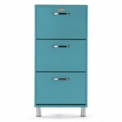 Meubles & Design Meubles D'entrée Et à Chaussures Meuble à Chaussures Design Bleu -Meubles d'appoint Soldes meuble a chaussures design bleu 3