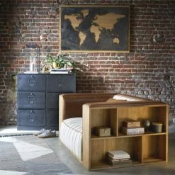 Maisons Du Monde Meubles D'entrée Et à Chaussures Meuble à Chaussures En Métal Noir Finition Mate Et Patinée L103 -Meubles d'appoint Soldes meuble a chaussures en metal noir finition mate et patinee l103 1000 12 0 209469 4