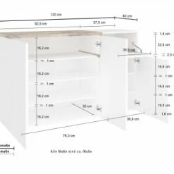 Dmora Meubles D'entrée Et à Chaussures Meuble à Chaussures Moderne Effet Bois Blanc 11 Dmora Meubles D'entrée Et à Chaussures Meuble à Chaussures Moderne Effet Bois Blanc -Meubles d'appoint Soldes meuble a chaussures moderne effet bois blanc 10