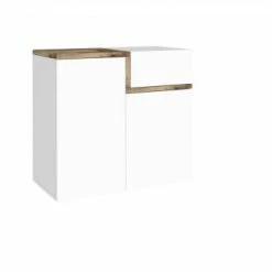 Dmora Meubles D'entrée Et à Chaussures Meuble à Chaussures Moderne Effet Bois Blanc