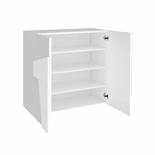 Dmora Meubles D'entrée Et à Chaussures Meuble à Chaussures Moderne Effet Bois Blanc 7 Dmora Meubles D'entrée Et à Chaussures Meuble à Chaussures Moderne Effet Bois Blanc – Image 5