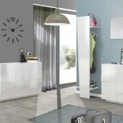 Dmora Meubles D'entrée Et à Chaussures Meuble à Chaussures Moderne Effet Bois Blanc 13 Dmora Meubles D'entrée Et à Chaussures Meuble à Chaussures Moderne Effet Bois Blanc -Meubles d'appoint Soldes meuble a chaussures moderne effet bois blanc 5