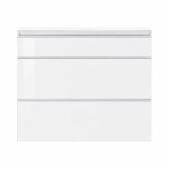 Dmora Meubles D'entrée Et à Chaussures Meuble à Chaussures Moderne Effet Bois Blanc Brillant -Meubles d'appoint Soldes meuble a chaussures moderne effet bois blanc brillant 2