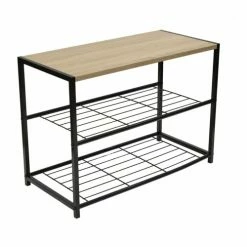 The Home Deco Factory Meubles D'entrée Et à Chaussures Meuble à Chaussures Noir