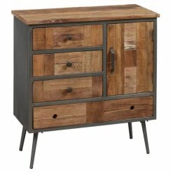 Altobuy Meubles D'entrée Et à Chaussures Meuble D'entrée 1 Porte 4 Tiroirs