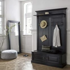 Maisons Du Monde Meubles D'entrée Et à Chaussures Meuble D'entrée 2 Portes Noir 13 Maisons Du Monde Meubles D'entrée Et à Chaussures Meuble D'entrée 2 Portes Noir -Meubles d'appoint Soldes meuble d entree 2 portes noir 1000 14 16 187796 5