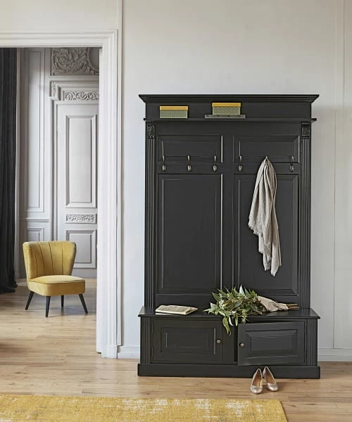Maisons Du Monde Meubles D'entrée Et à Chaussures Meuble D'entrée 2 Portes Noir 7 Maisons Du Monde Meubles D'entrée Et à Chaussures Meuble D'entrée 2 Portes Noir – Image 5