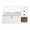 Maisons Du Monde Meubles D'entrée Et à Chaussures Meuble D'entrée Blanc -Meubles d'appoint Soldes meuble d entree blanc 1000 4 15 130887 6
