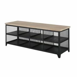 Produits populaires -Meubles d'appoint Soldes meuble d entree en pin massif et metal noir 1000 5 10 209479 2