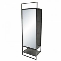 MACABANE Portemanteaux Et Patères Meuble D'entrée Porte-manteau Avec Miroir