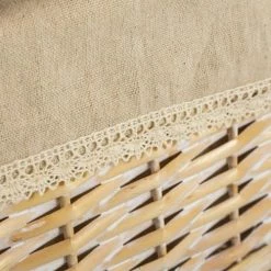 Wadiga Meubles D'entrée Et à Chaussures Meuble De Rangement D'entrée 3 Tiroirs + 3 Paniers 71x32x49cm -Meubles d'appoint Soldes meuble de rangement d entree 3 tiroirs 3 paniers 71x32x49cm 4