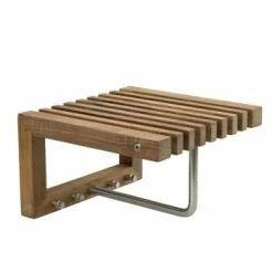 Skagerak Portemanteaux Et Patères Mini Porte-manteau Noir -Meubles d'appoint Soldes mini porte manteau en teck