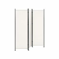 Beliani Paravents Paravent 3 Volets 160 X 170 Cm Blanc -Meubles d'appoint Soldes paravent 3 volets 160 x 170 cm blanc 2
