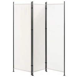 Beliani Paravents Paravent 3 Volets 160 X 170 Cm Blanc