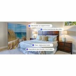 Artgeist Paravents Paravent 3 Volets Blanc -Meubles d'appoint Soldes paravent 3 volets blanc 9