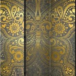 Artgeist Paravents Paravent 3 Volets Jaune