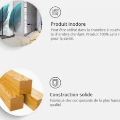 Artgeist Paravents Paravent 3 Volets Jaune -Meubles d'appoint Soldes paravent 3 volets jaune 3