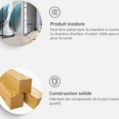 Artgeist Paravents Paravent 5 Volets Gris -Meubles d'appoint Soldes paravent 5 volets gris 3