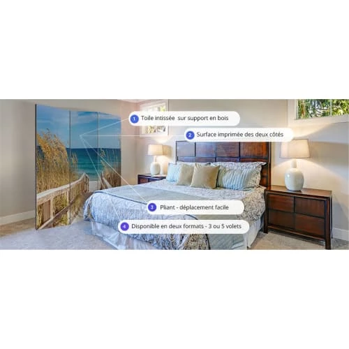 Artgeist Paravents Paravent 5 Volets Violet 7 Artgeist Paravents Paravent 5 Volets Violet – Image 5