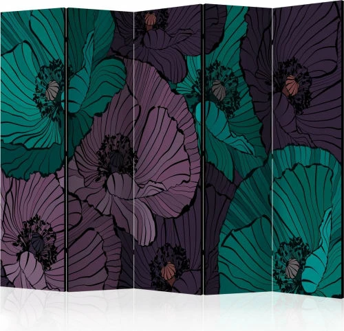 Artgeist Paravents Paravent 5 Volets Violet 3 Artgeist Paravents Paravent 5 Volets Violet