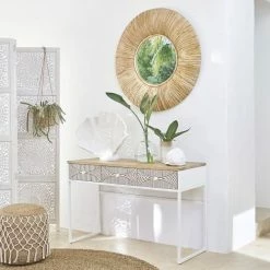 Maisons Du Monde Paravents Paravent Ajouré Blanc -Meubles d'appoint Soldes paravent ajoure blanc 1000 3 18 200467 3