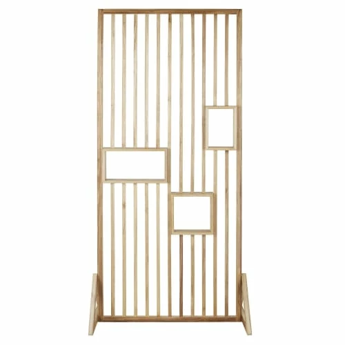 Maisons Du Monde Paravents Paravent Ajouré En Bois De Paulownia Beige 3 Maisons Du Monde Paravents Paravent Ajouré En Bois De Paulownia Beige