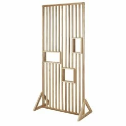 Meubles d'appoint Soldes -Meubles d'appoint Soldes paravent ajoure en bois de paulownia beige 1000 14 6 226777 2