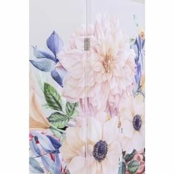 Kare Design Paravents Paravent Blanc Imprimé Femmes Et Fleurs -Meubles d'appoint Soldes paravent blanc imprime femmes et fleurs 4