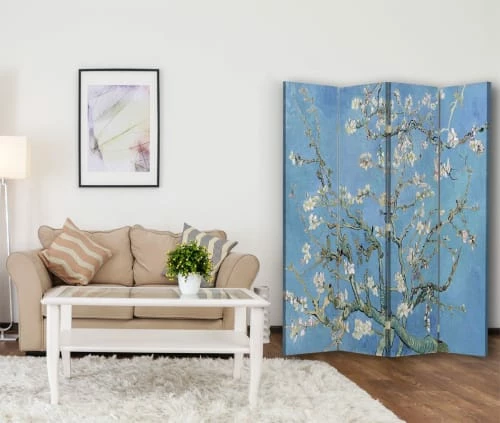 Legendarte Paravents Paravent - Cloison Amandier En Fleurs - Van Gogh Cm 145x170 (4 Volets) 5 Legendarte Paravents Paravent - Cloison Amandier En Fleurs - Van Gogh Cm 145x170 (4 Volets) – Image 3