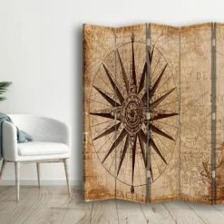 Legendarte Paravents Paravent - Cloison Ancien Parchemin Cm 180x170 (5 Volets) -Meubles d'appoint Soldes paravent cloison ancien parchemin cm 180x170 5 volets 1
