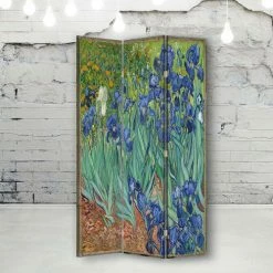 Legendarte Paravents Paravent - Cloison Iris - Vincent Van Gogh Cm 110x150 (3 Volets) 7 Legendarte Paravents Paravent - Cloison Iris - Vincent Van Gogh Cm 110x150 (3 Volets) -Meubles d'appoint Soldes paravent cloison iris vincent van gogh cm 110x150 3 volets 2