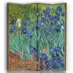 Legendarte Paravents Paravent - Cloison Iris - Vincent Van Gogh Cm 145x170 (4 Volets)