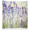 Legendarte Paravents Paravent Cloison Lavender Watercolour 145x180cm (4 Volets) -Meubles d'appoint Soldes paravent cloison lavender watercolour 145x180cm 4 volets