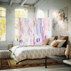 Legendarte Paravents Paravent - Cloison Modern Art Tulip Cm 145x170 (4 Volets) -Meubles d'appoint Soldes paravent cloison modern art tulip cm 145x170 4 volets 1