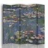 Legendarte Paravents Paravent - Cloison Nymphéas - Claude Monet Cm 180x170 (5 Volets) -Meubles d'appoint Soldes paravent cloison nympheas claude monet cm 180x170 5 volets