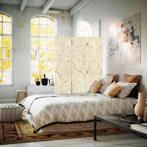 Legendarte Paravents Paravent Cloison Ornate Pattern 110x150cm (3 Volets) 4 Legendarte Paravents Paravent Cloison Ornate Pattern 110x150cm (3 Volets) – Image 2